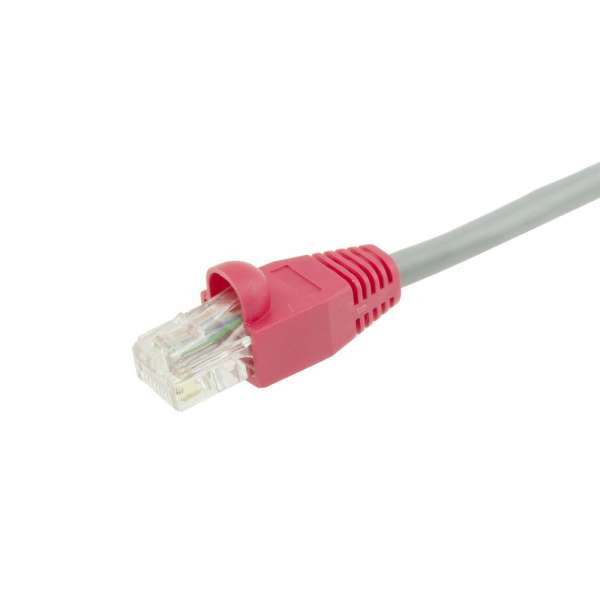 ACT RJ45 boot for 6.5 mm cable 25db Red