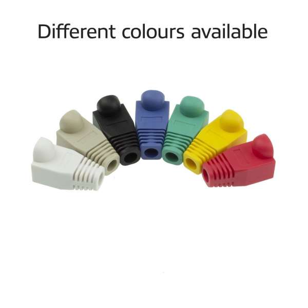 ACT RJ45 boot for 6.5 mm cable 25db White