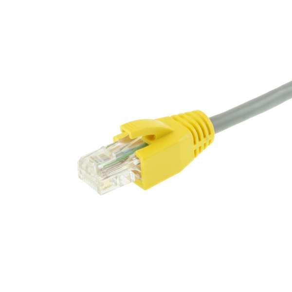 ACT RJ45 boot for 7.0 mm cable 25db Yellow