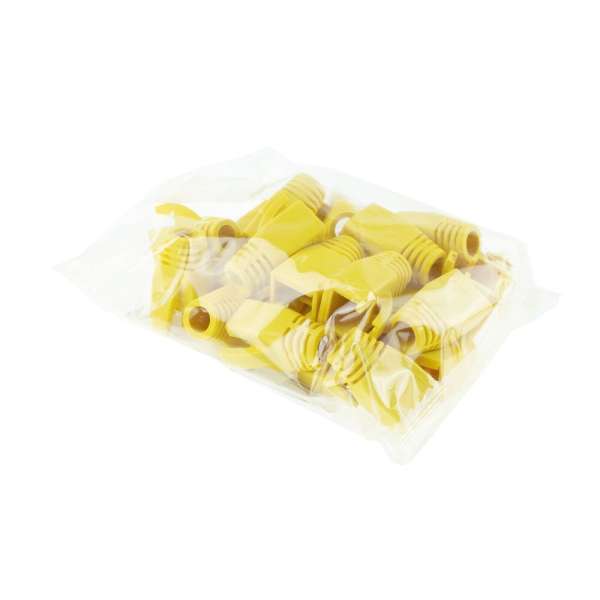 ACT RJ45 boot for 7.0 mm cable 25db Yellow
