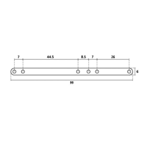 Akasa Mounting Frame, 2.5" on 3.5" for SSD Hard Drives