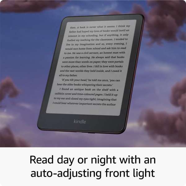 Amazon Kindle Paperwhite Signature Edition (2024) 7" E-book olvasó 32GB Metallic Black (Reklám mentes)