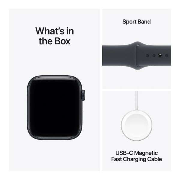 Apple Watch SE3 (2025) GPS 40mm Midnight Aluminium Case with Midnight Sport Band S/M