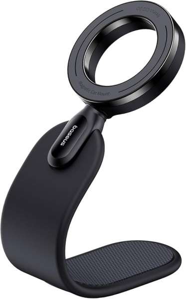 Baseus C02 Go Magnetic Car Phone Holder 360° Rotatable, Bendable Car Mount Black