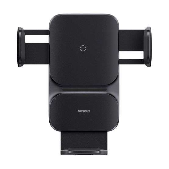 Baseus Wisdom Auto Alignment Car Air Vent Mount Wireless Charger Qi - 15W Black