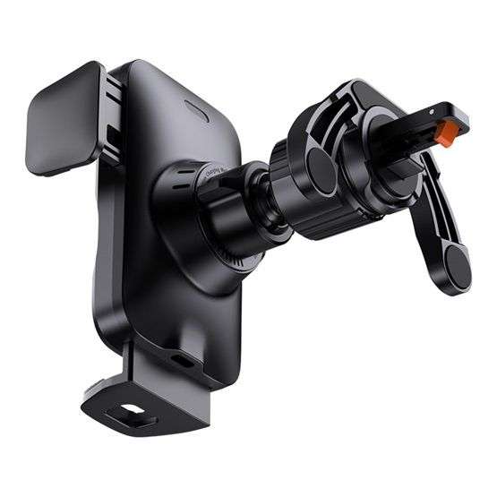 Baseus Wisdom Auto Alignment Car Air Vent Mount Wireless Charger Qi - 15W Black