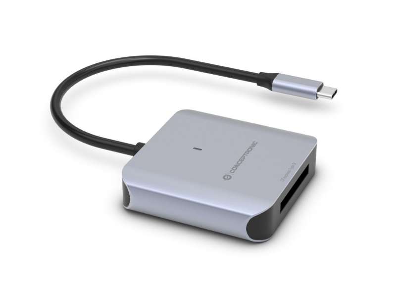 Conceptronic  BIAN08G CFexpress 2.0 Type B Card Reader USB 3.2 Gen 2 Grey