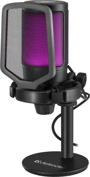 Defender Impulse GMC 600 Gaming Stream Microphone Black