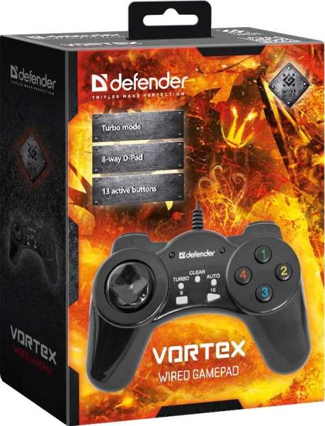 Defender Vortex USB Gamepad Black