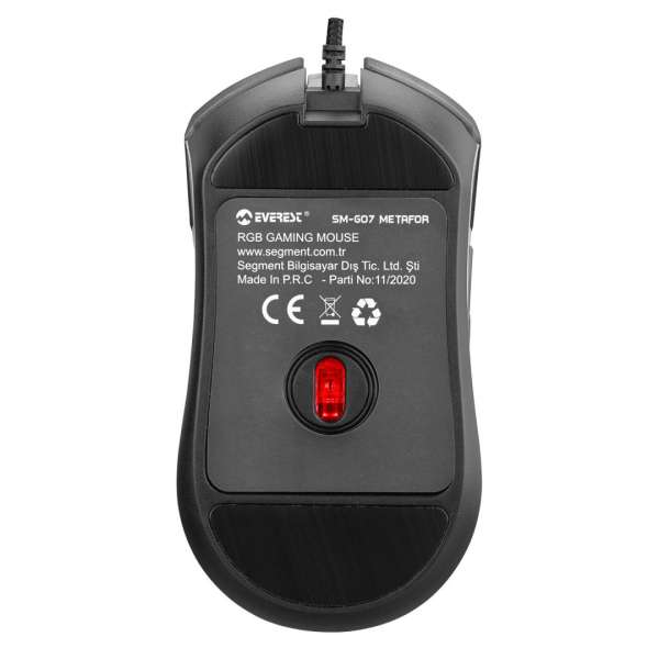 Everest SM-G07 METAFOR RGB Gaming Optical Mouse Black