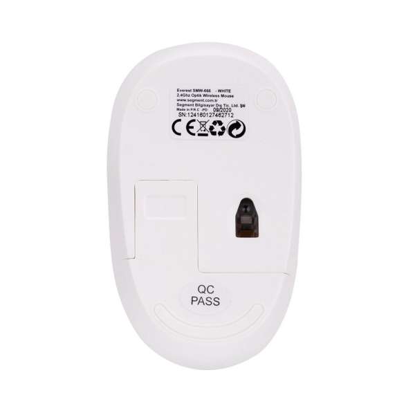 Everest SMW-666 Optical Wireless Mouse White