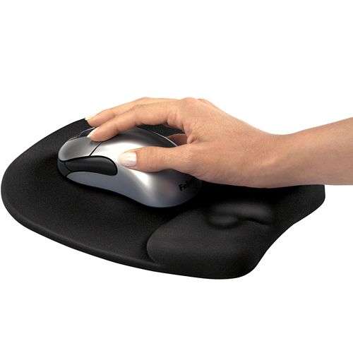 Fellowes Memory Foam Wrist Rest Egérpad Black