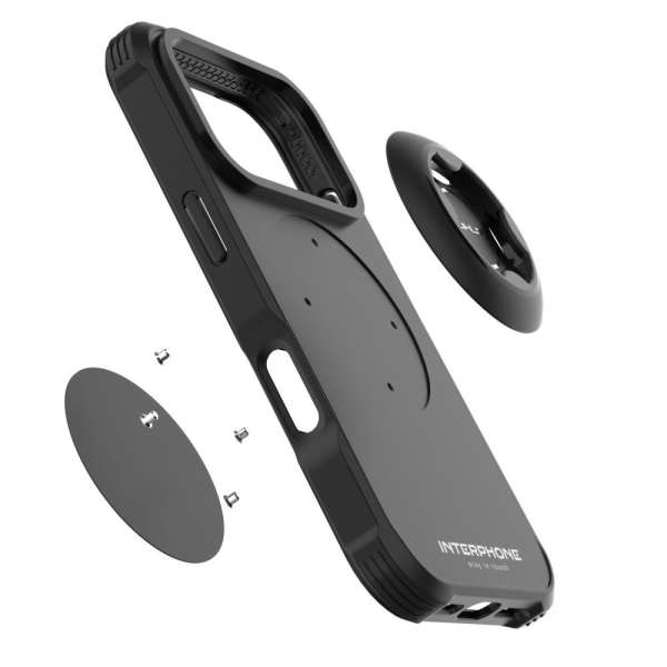 FIXED Interphone QUIKLOX Tetraforce védőtok Apple iPhone 17 Pro készülékhez, fekete