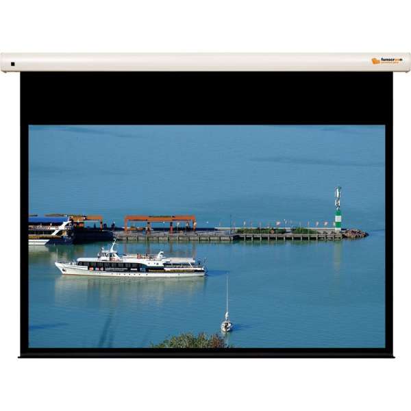 Funscreen Pro Matt White Motor 151x244 cm Format 16:10 Premium Plus SB