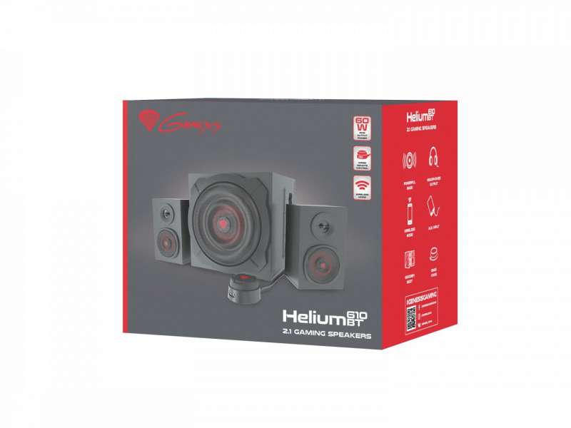 Genesis Helium 610BT Gamer Speaker Red/Black