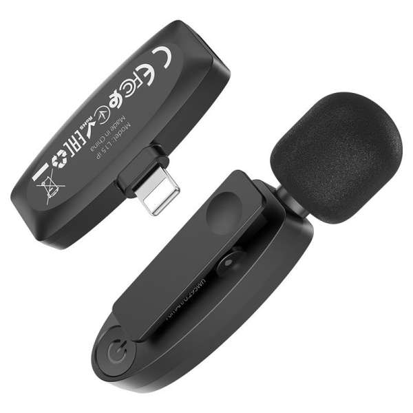 Hoco L15 Crystal Wireless microphone Black