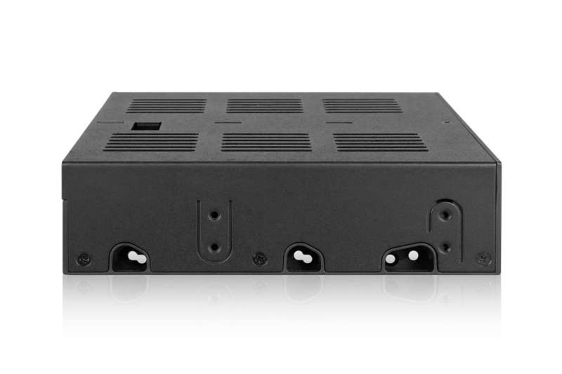 IcyDock ExpressCage MB322SP-B 2x2.5" SAS/SATA HDD/SSD Mobile Rack +3.5" Slot for External 5.25" Bay