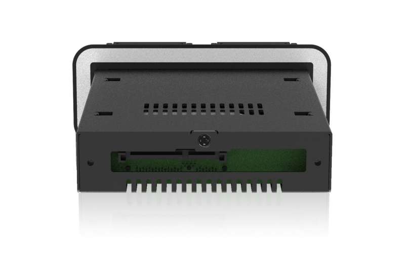 IcyDock ToughArmor EX MB491SKL-1B Ruggedized 1 Bay 2.5" SAS/SATA HDD/SSD Mobile Rack Enclosure with Water-Resistant Front Cover and Dual-Lock for 3.5" Bay