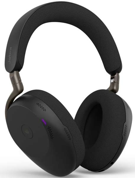 Jabra Evolve3 85 UC Stereo USB-C Wireless Bluetooth Headset with Charger Black