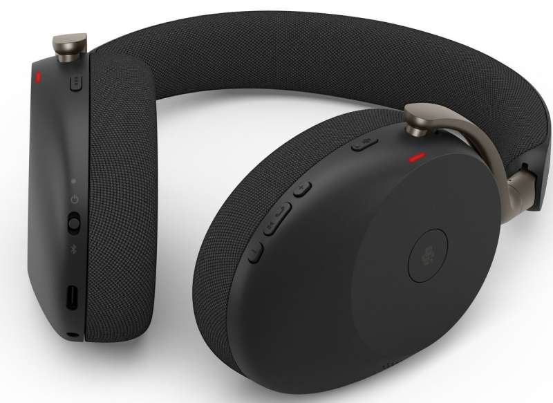 Jabra Evolve3 85 UC Stereo USB-C Wireless Bluetooth Headset with Charger Black