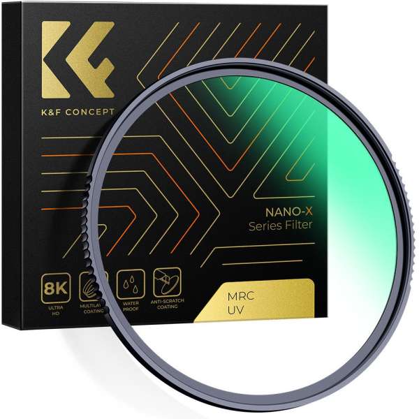 K&F Concept NANO-X series, B270, HD, MCUV szűrő, vízlepergető, karcálló, 77mm