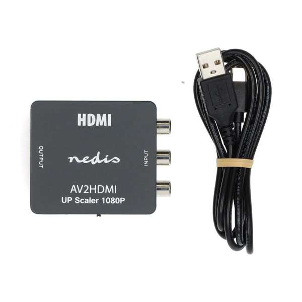 Nedis VCON3456AT 3 xRCA - HDMI Video Converter Black