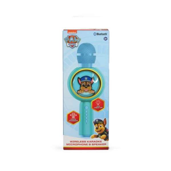 OTL Technologies PAW263 Mancs Őrjárat PopSing LED Karaoke Microphone Blue