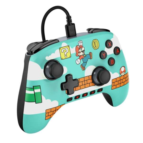 PowerA Advantage Wired Controller for Nintendo Switch 2 Gamepad Mario Time