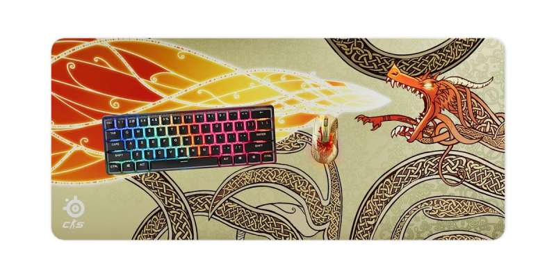 Steelseries Qck XXL CS2 Dragon Lore Edition Egérpad