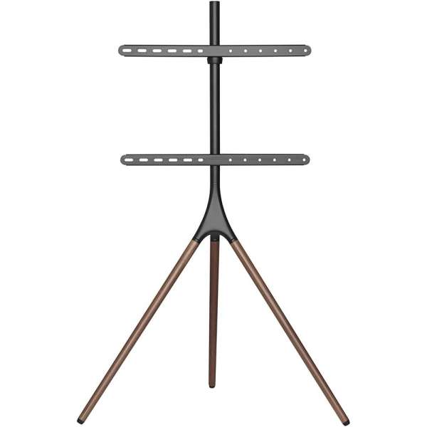 TECHLY  45"-65" Tripod Floor Stand for LCD / LED / Plasma TV Brown/Black