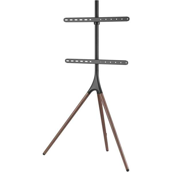 TECHLY  45"-65" Tripod Floor Stand for LCD / LED / Plasma TV Brown/Black