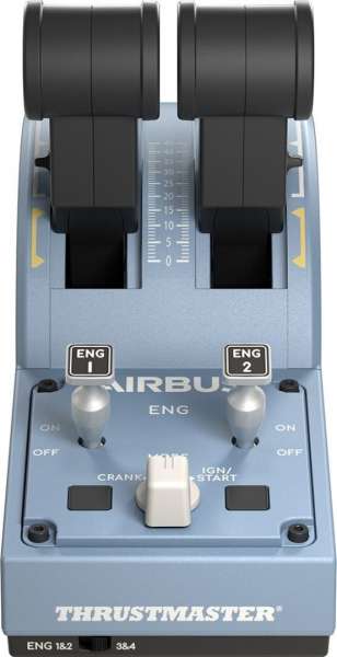 Thrustmaster TCA Quadrant Airbus Edition Gázkar Black/Blue