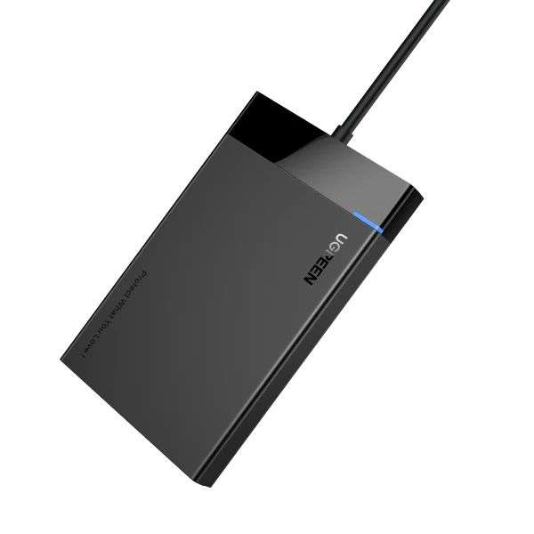 UGREEN External Hard Drive Enclosure for 2,5" SATA Black