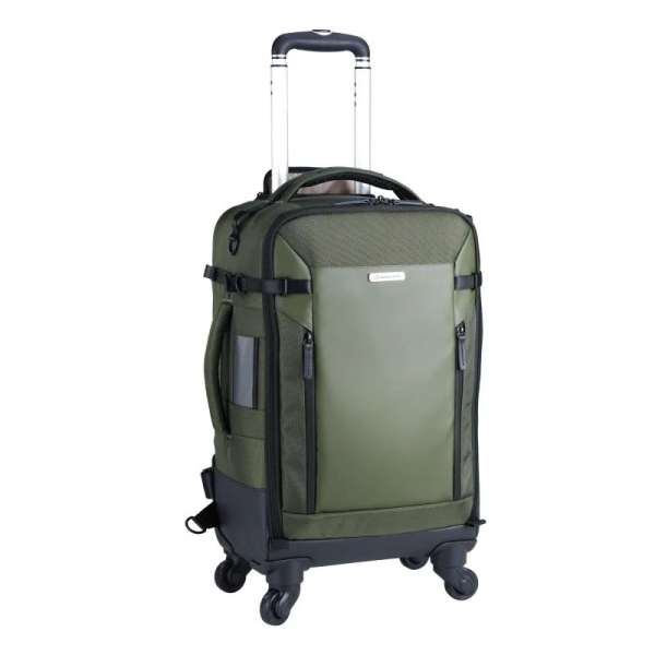 Vanguard VEO Select 58T Camera Trolley Bag/Backpack 2-in-1 4-Wheel Spinner Bag Green