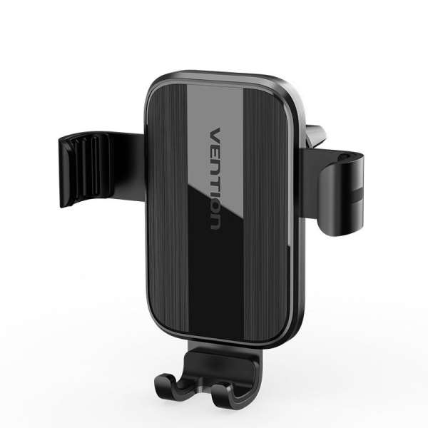 Vention Auto-Clamping Car Phone Mount With Duckbill Clip Black Square Fashion Type Black