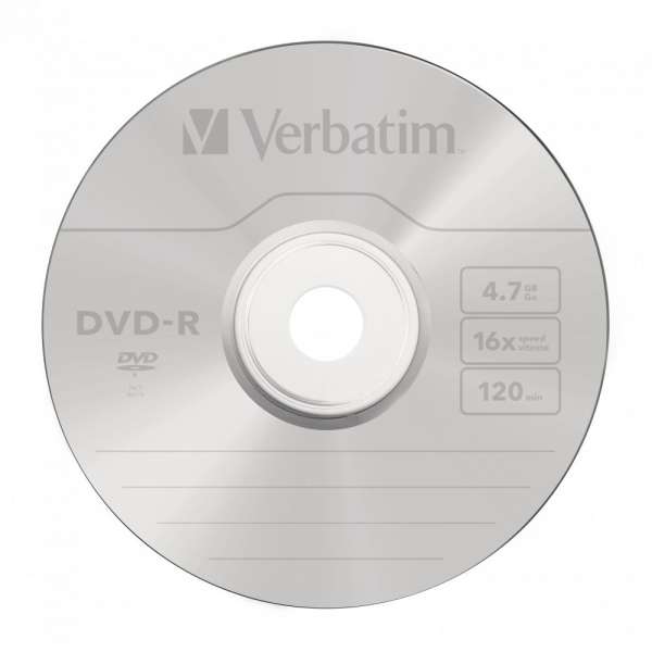 Verbatim DVD-R 4,7Gb 16x Zsugor 50db/csomag (50-es címke)