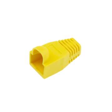 ACT RJ45 boot for 6.5 mm cable 25db Yellow