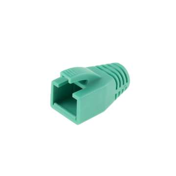 ACT RJ45 boot for 7.0 mm cable 25db Green