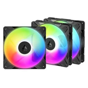 Arctic P14 Pro Reverse A-RGB Black (3 pack)