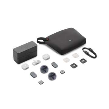 DJI Mic Mini 2 (2 TX + 1 Mobile RX + Charging Case) Black