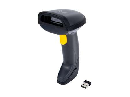 EQuip Wireless 2D Barcode Scanner with Stand Vonalkódolvasó Black