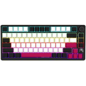 LORGAR KBP7075W Gaming Wireless Bluetooth Mechanical Keyboard Black/Red US