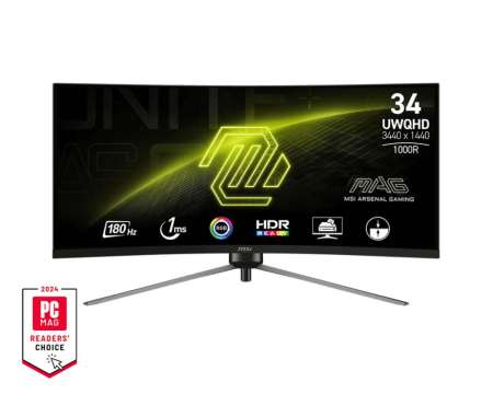 Msi 34" Optix MAG 345CQR LED Curved