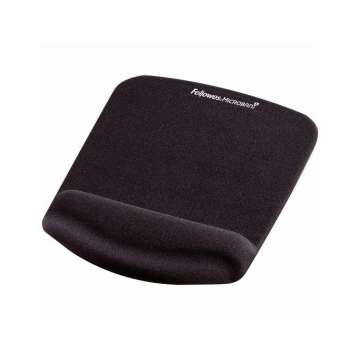 Fellowes PlushTouch habtöltésú Egérpad csuklótámasszal, fekete