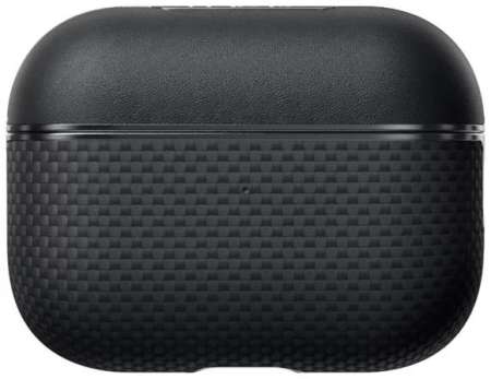 Pitaka Aramid Fiber Magnetic Case for AirPods Pro2 Black/Grey
