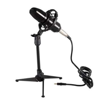 SAL M12 stúdió mikrofon szett és tripod