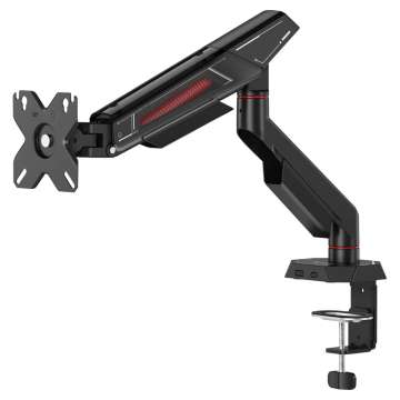Savio UM-05 Monitor spring desk mount 17"-40" Black