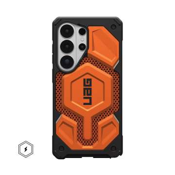 UAG Monarch Pro case for Samsung Galaxy S26 Ultra Kevlar Burnt Orange